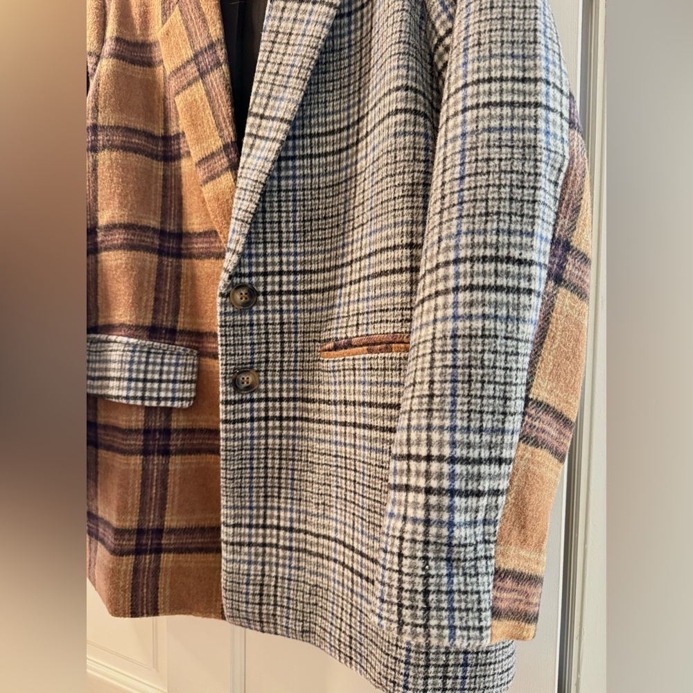 “Shift” Oversized Wool Blazer Jacket Two-Toned Co… - image 6